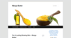 Desktop Screenshot of mango-butter.com
