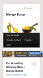 Mobile Screenshot of mango-butter.com